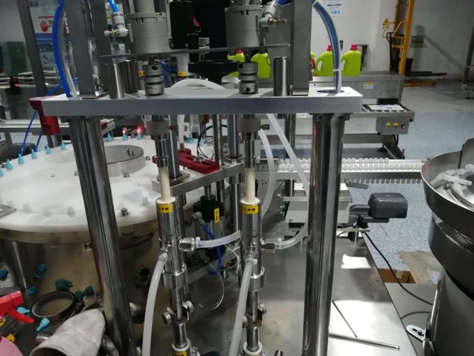 Automatic Bottling, Capping and Labeling Machine